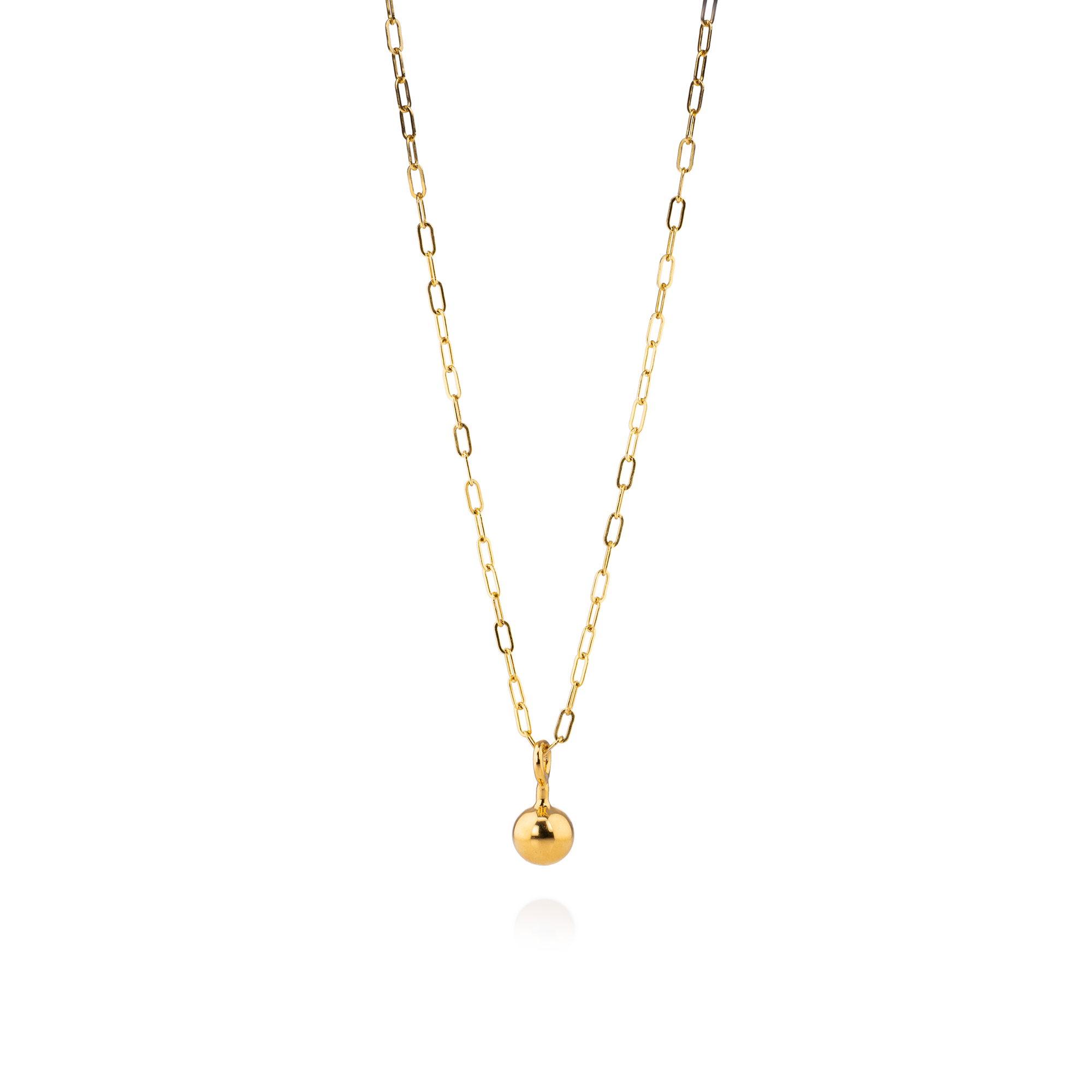 Clarice Gold Sphere Necklace