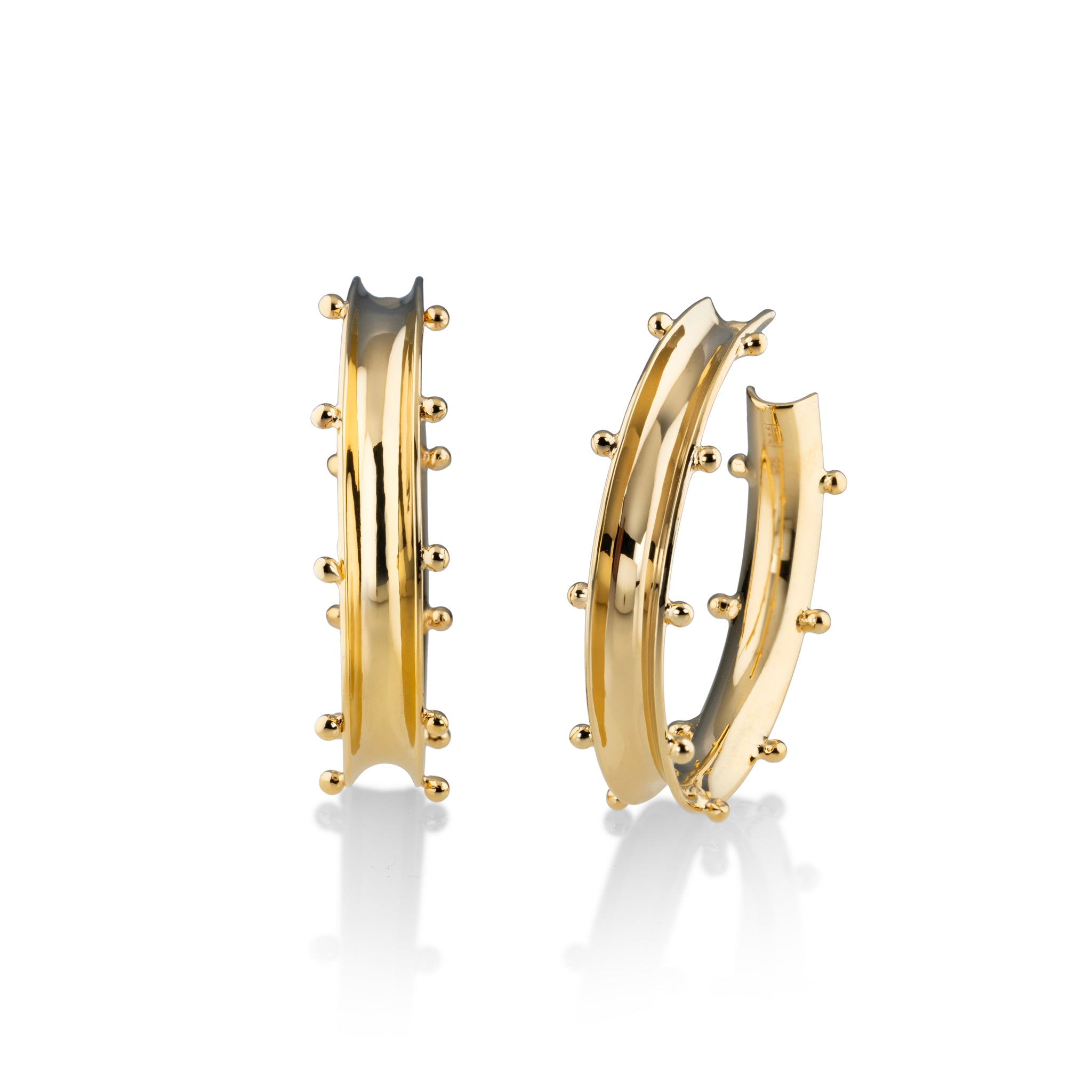 Tate Gold Vermeil Hoop Earrings