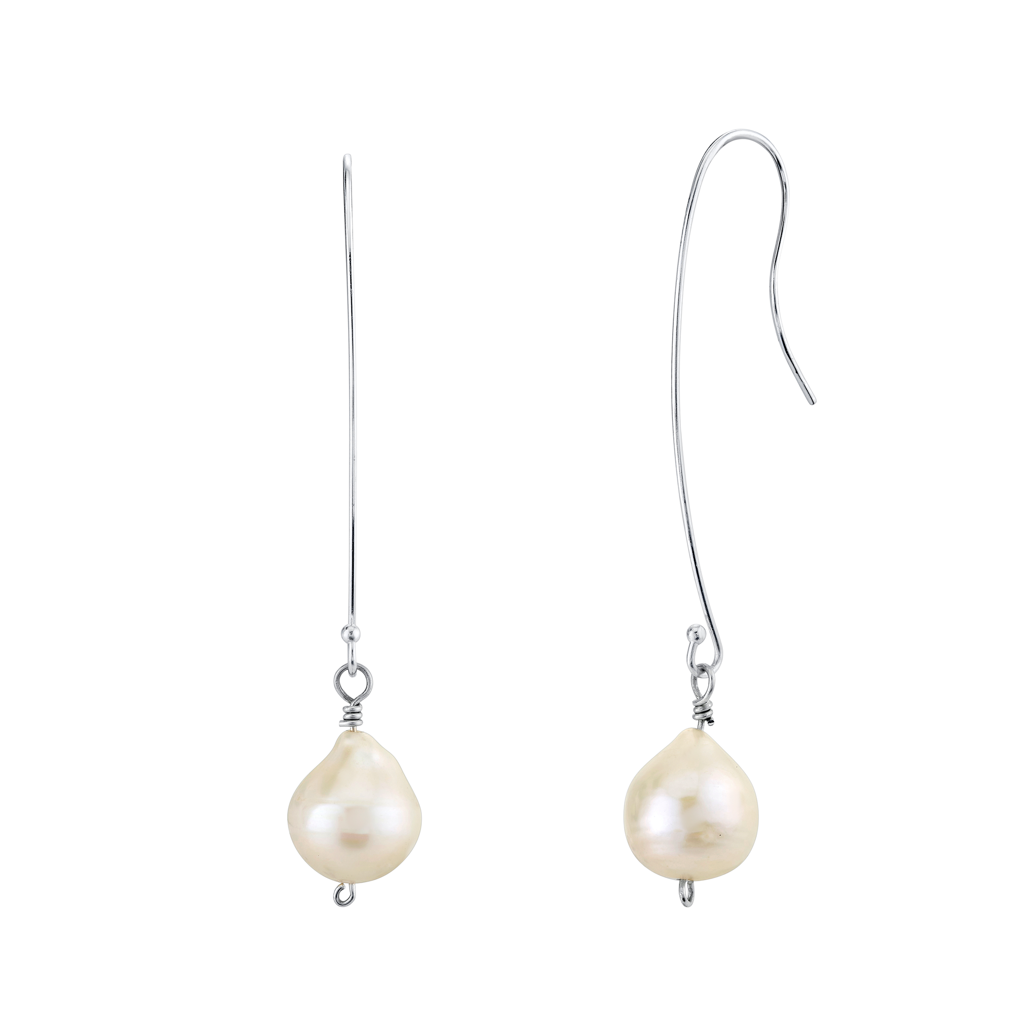 🎁 Daria Silver Pearl Earrings (100% off)