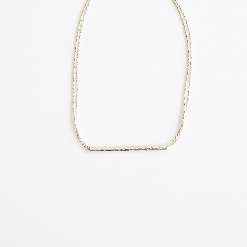 Leah Fine Silver Necklace